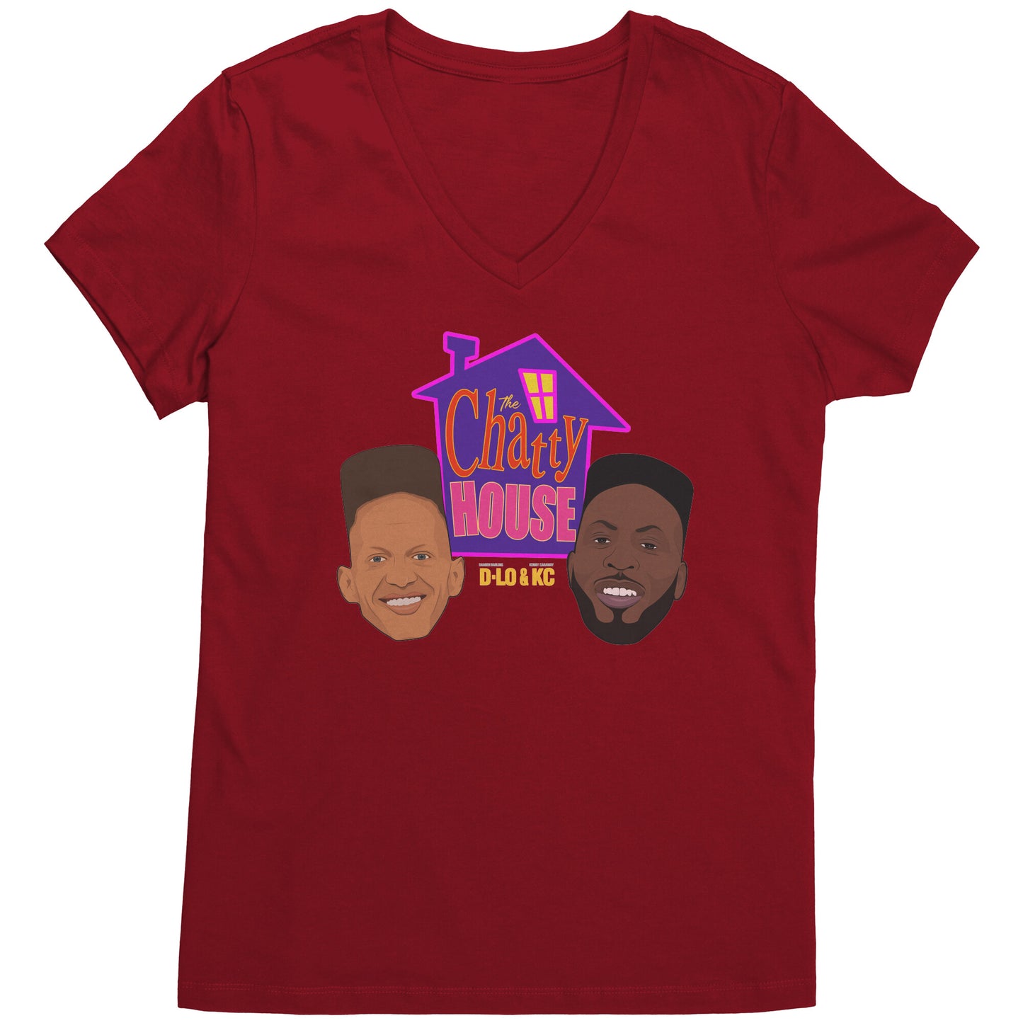 Chatty House Women's V-Neck