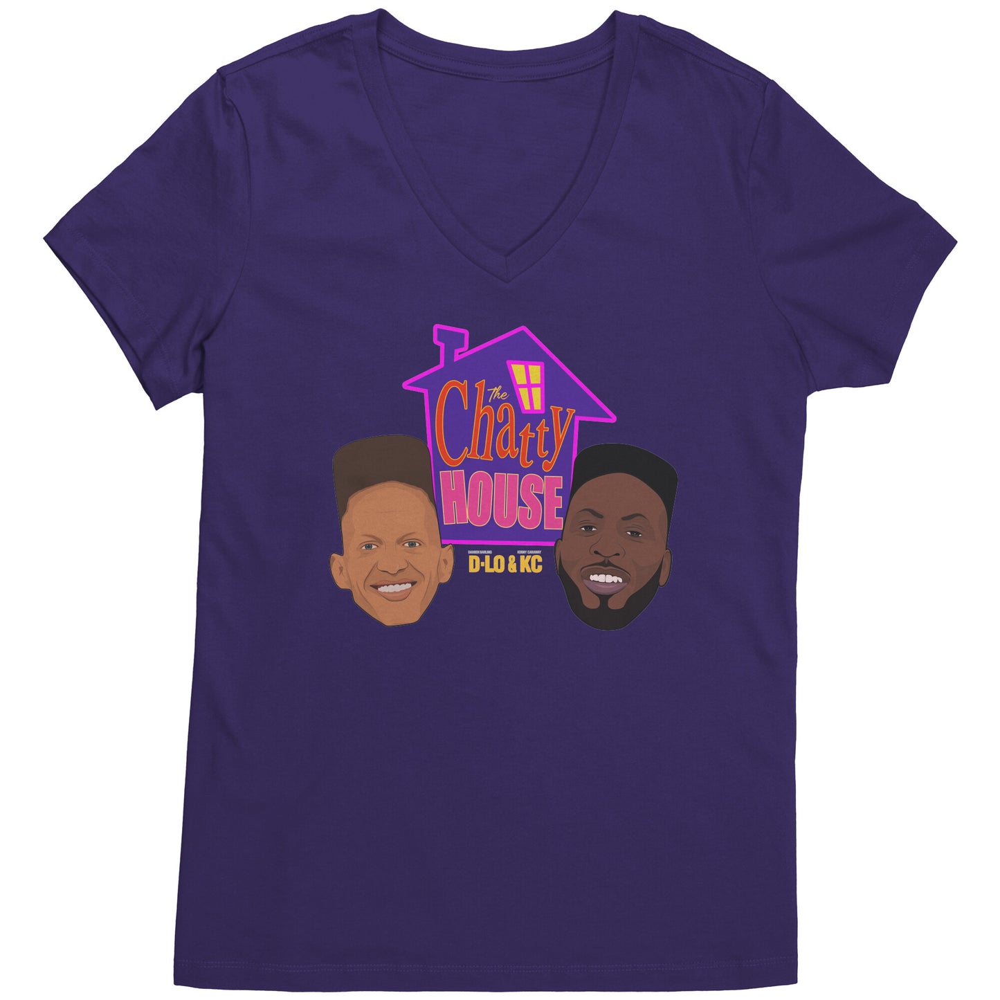 Chatty House Women's V-Neck