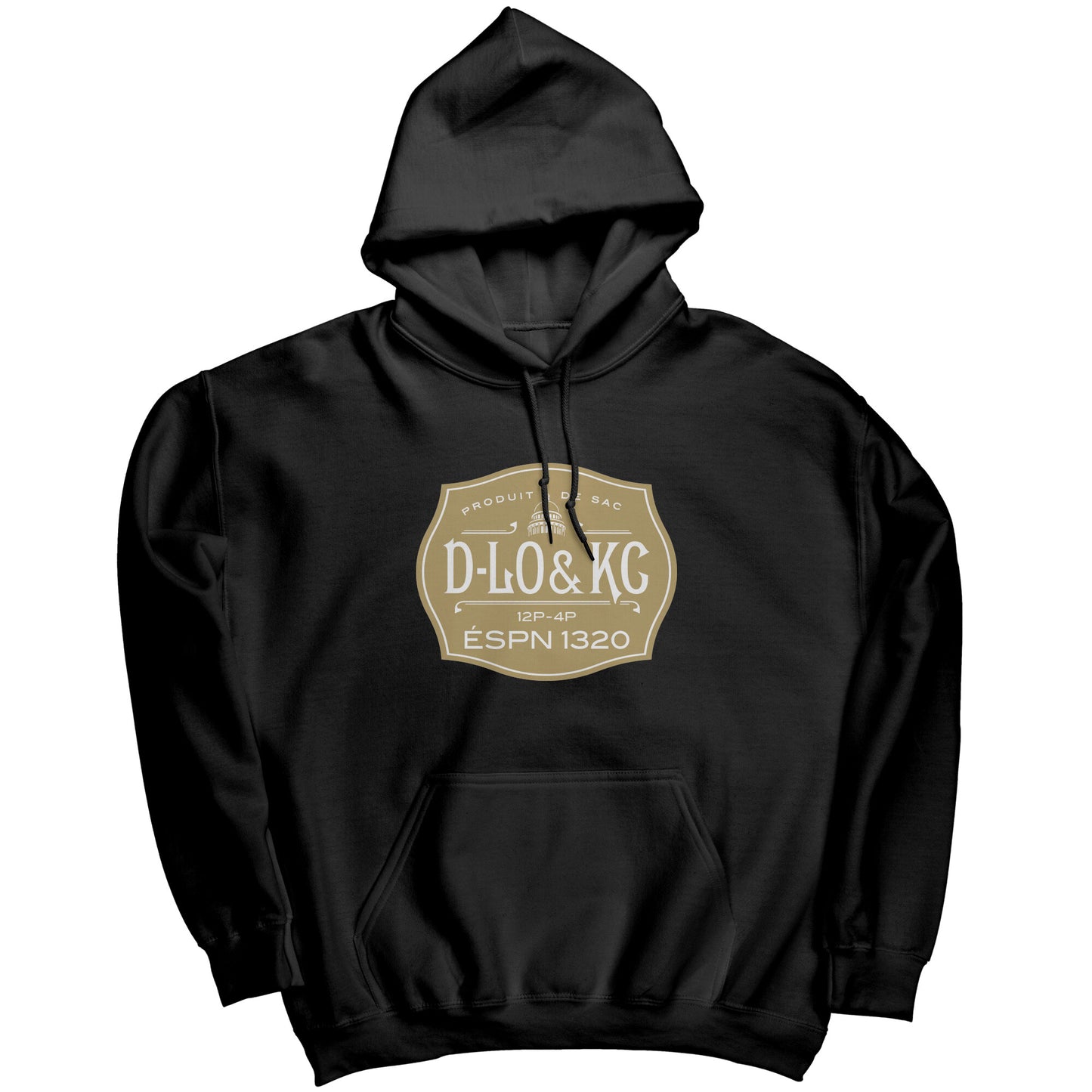 Gold Luxe: Black Bottle Hoodie