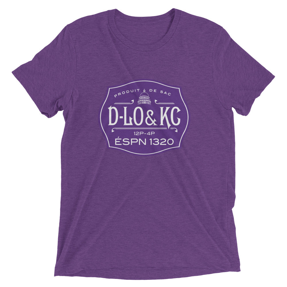 Purple Luxe: Black Bottle Tri-Blend