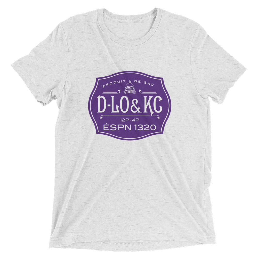 Purple Luxe: Black Bottle Tri-Blend