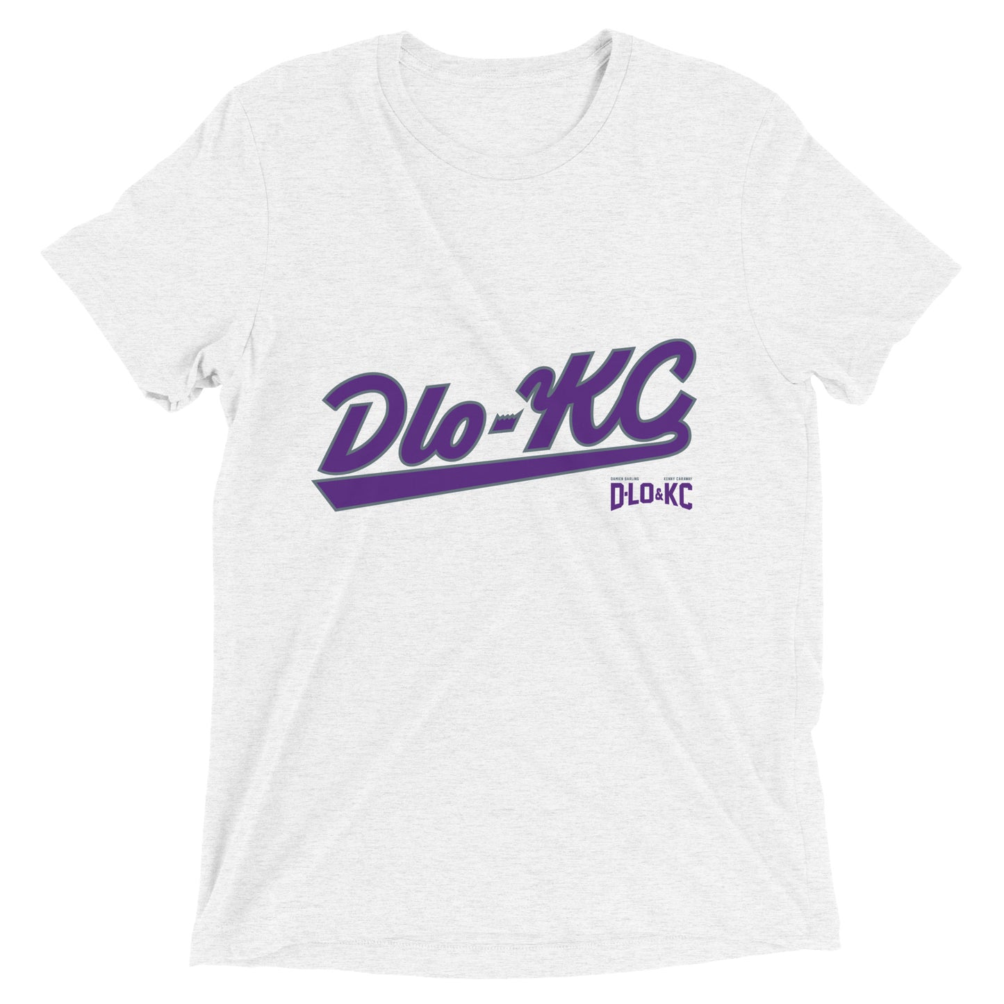 D-Lo & KC Purple Logo Tri-Blend