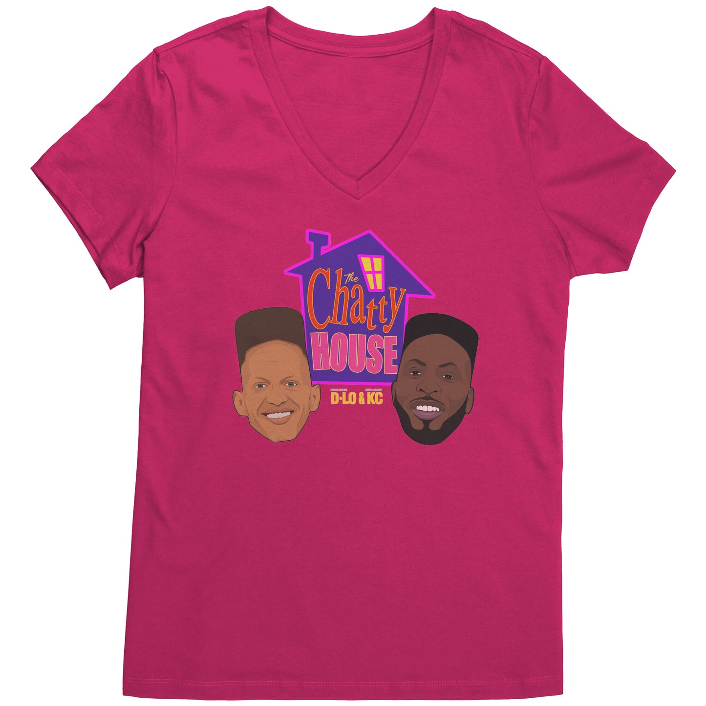Chatty House Women's V-Neck