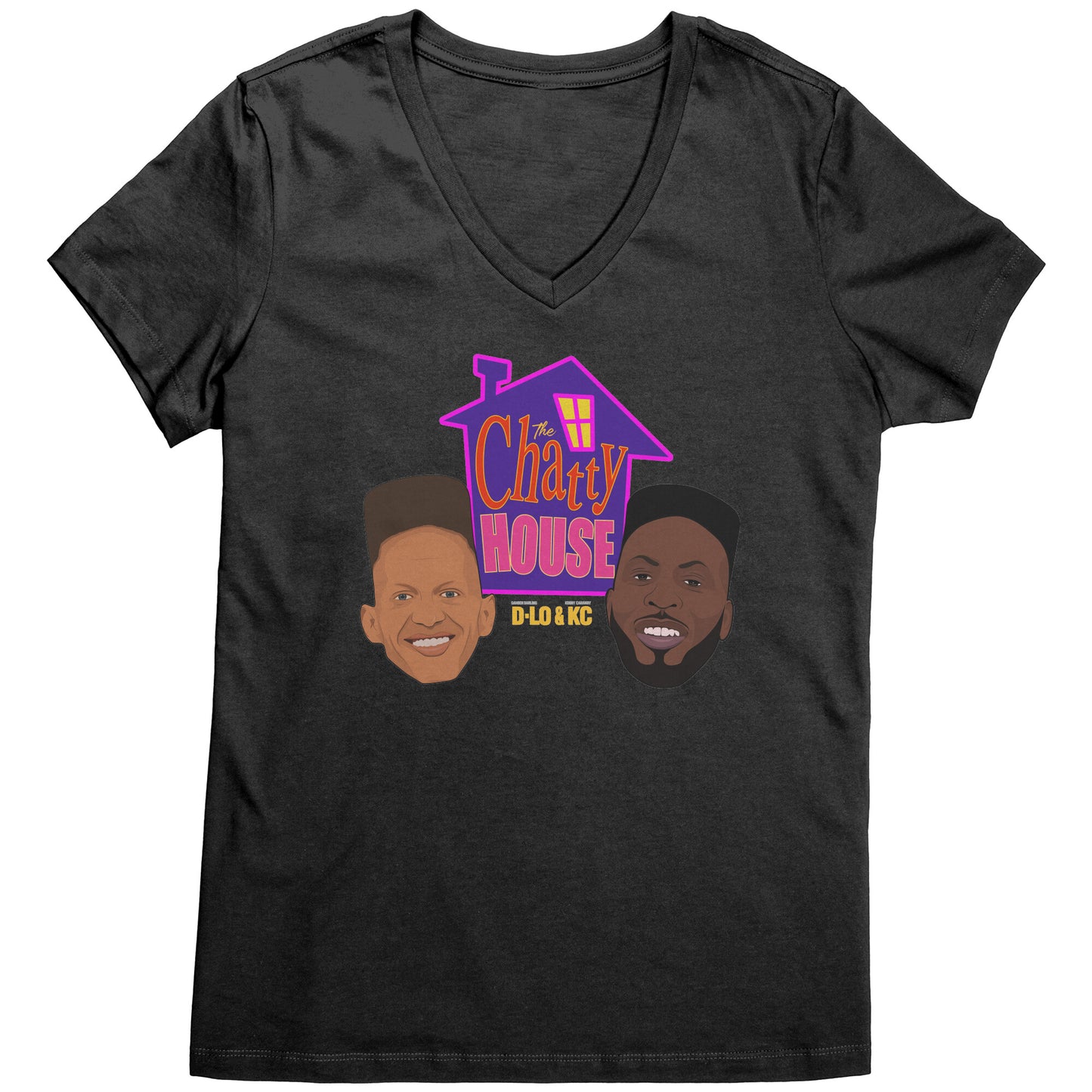 Chatty House Women's V-Neck
