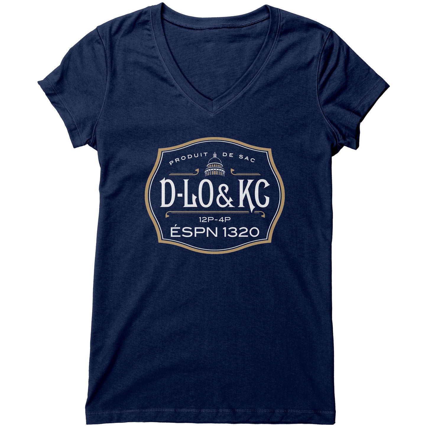 Gold: Black Bottle Girls V-Neck