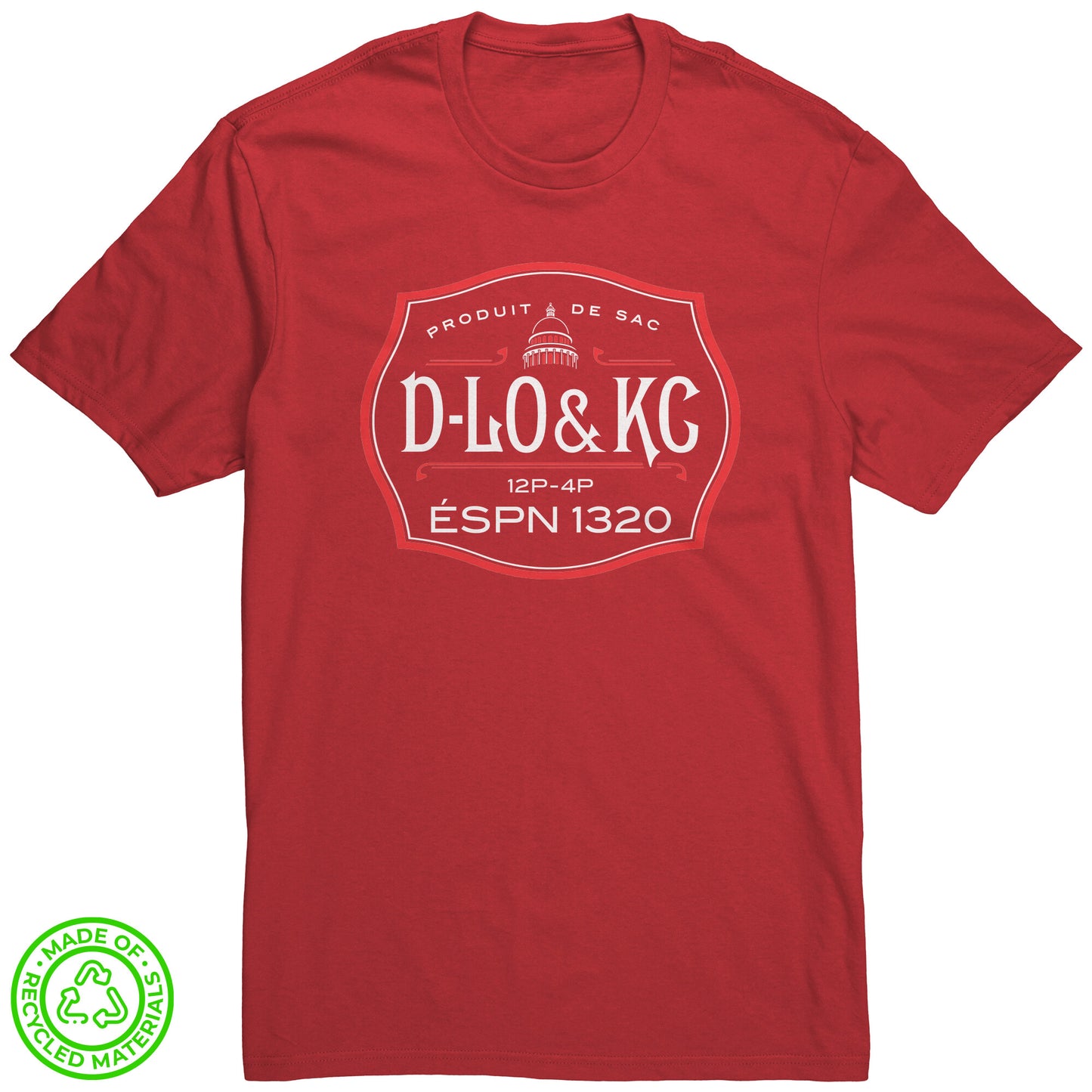 Premium Tee: Black Bottle Red
