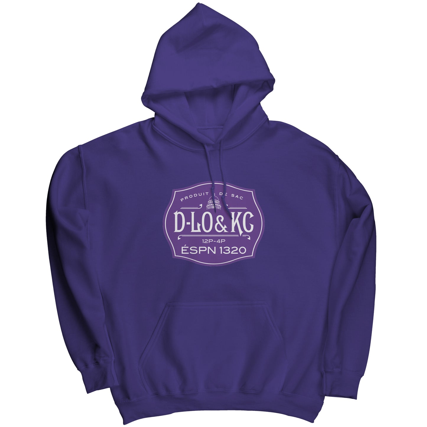 Purple Luxe: Black Bottle Hoodie