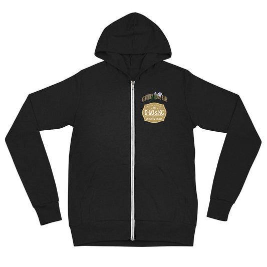 Gold Luxe Certified Drake Bars: Zip Up Tri-Blend Hoodie