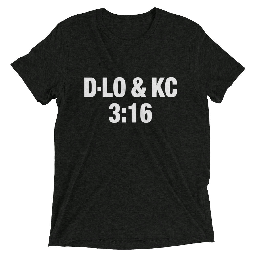D-Lo & KC 3:16 Tri-Blend Tee